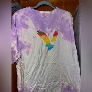 Tie Dye American Eagle Tee